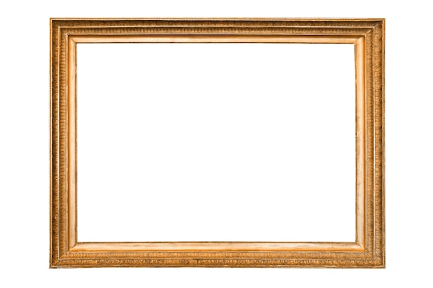 Mooi oranje frame geïsoleerd op een witte achtergrond