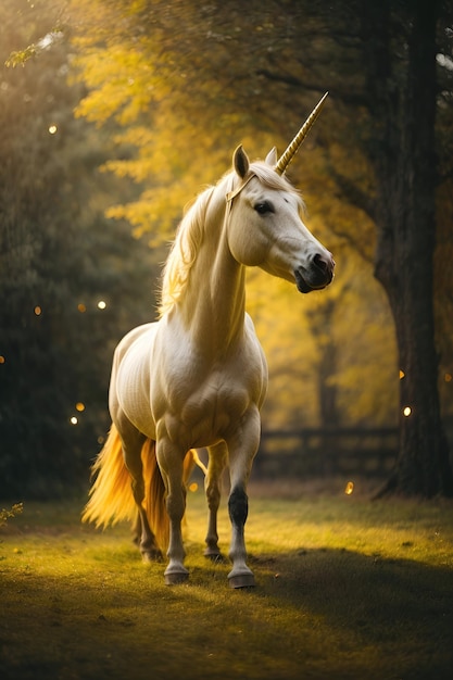 Mooi paard in vrijheid in de natuur.