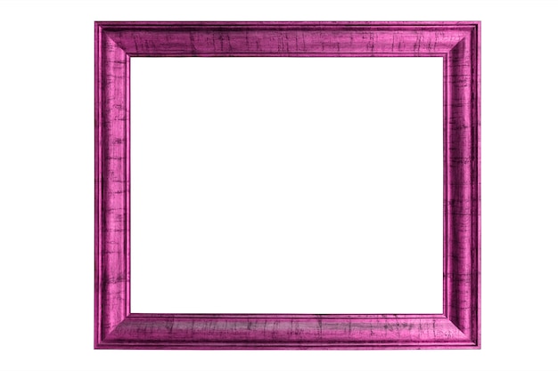 Mooi roze frame geïsoleerd op een witte achtergrond