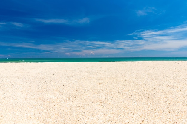 mooi strand en tropische zee