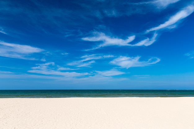 mooi strand en tropische zee