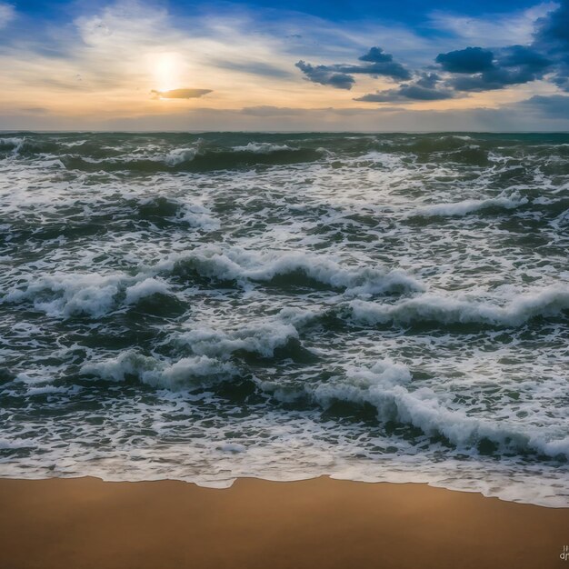 Mooi Strandlandschap Generatieve Ai