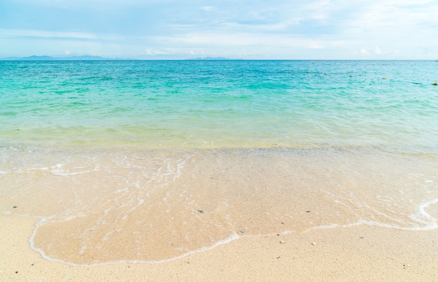 Mooi tropisch strand en zee landschap