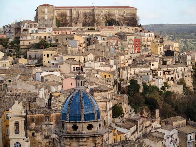 Mooi uitzicht op Ragusa Ibla Sicilië