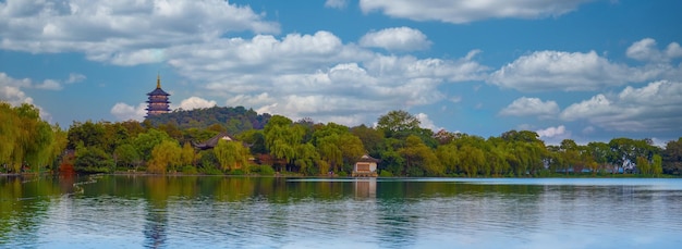 Mooi westelijk meer Hangzhou