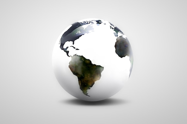 mooie aarde 3d globe