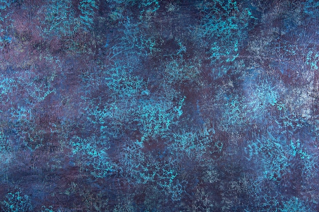 Mooie abstracte grunge decoratieve stucwerk muur achtergrond. Kunst gestileerde textuur banner. Vintage gips textuur. Ruwe slagen van de meester. Marineblauw.