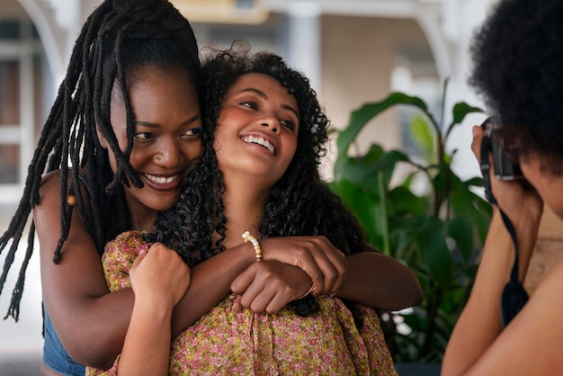 Mooie afro-cultuurvrouwen