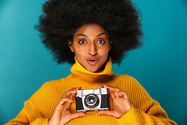 Mooie afro vrouw