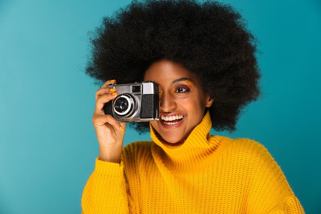 Mooie afro vrouw