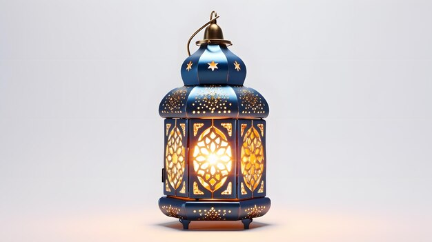 Mooie Arabische lamp geïsoleerd op zwarte en witte achtergrond