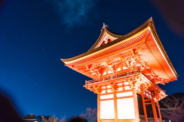 Mooie Architectuur in Kiyomizu-Dera Tempel Kyoto ,.