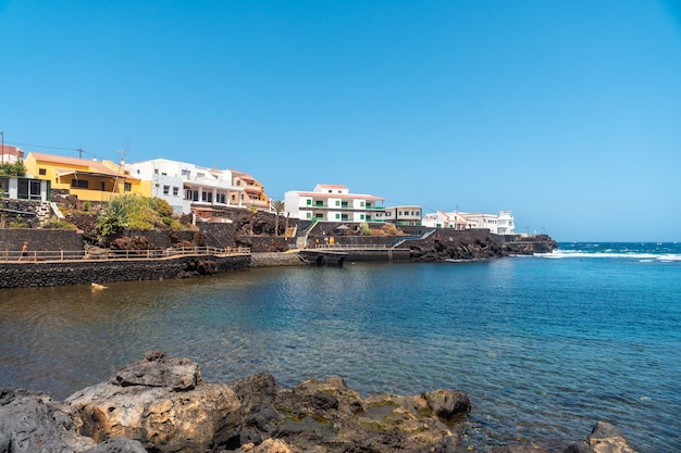 Mooie badplaats Tamaduste op het eiland El Hierro Canarische Eilanden Spanje