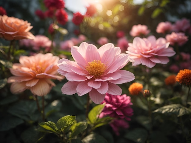 Mooie bloem in een tuin