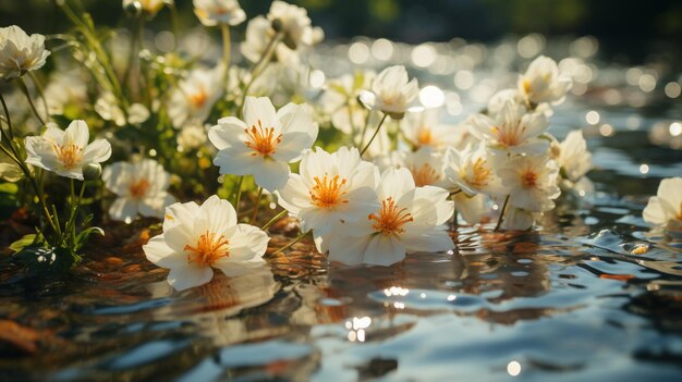 Mooie bloemen in de tuin.