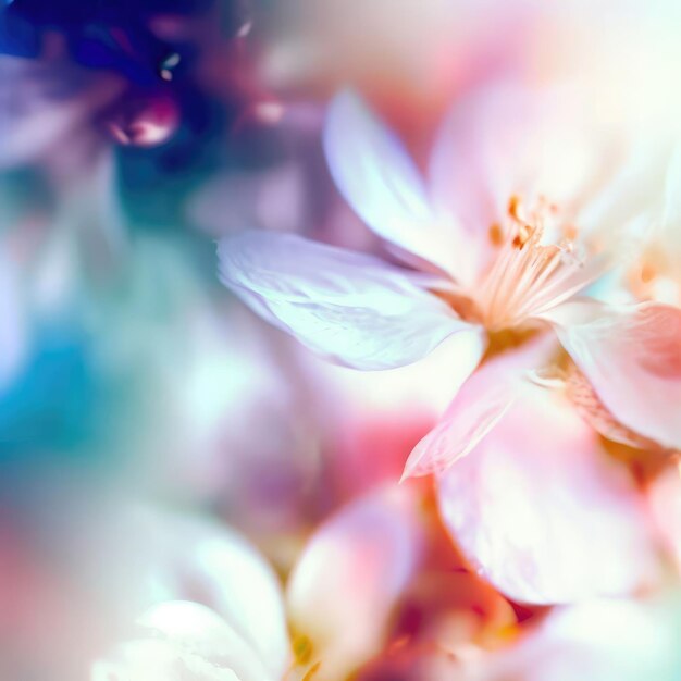 Mooie bloemen lente abstracte achtergrond van de natuur