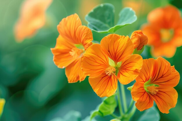 Mooie bloemen van nasturtiums