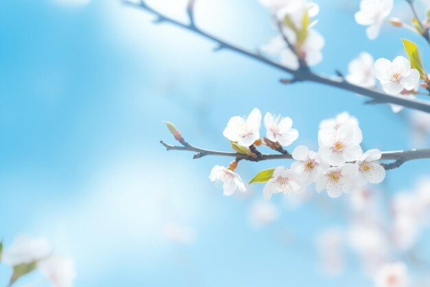 Foto mooie bloemrijke lente abstracte achtergrond