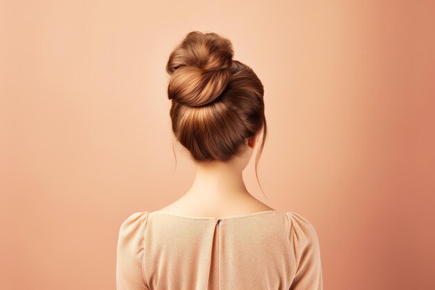 mooie Chignon-kapsel