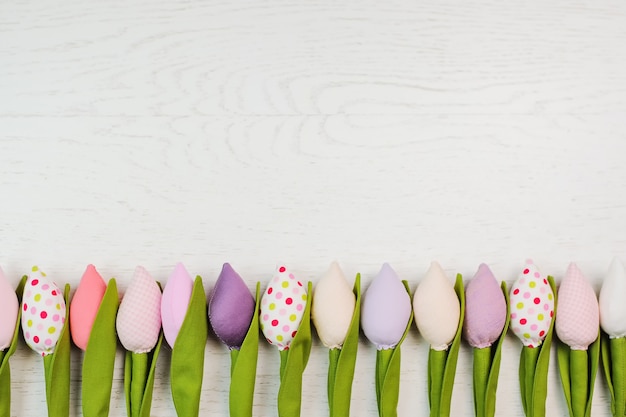 Mooie de bloembloemen van de de lentetulp op een witte achtergrond