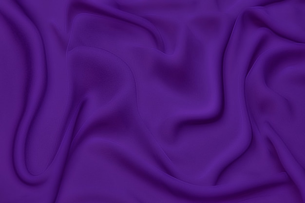 Mooie elegante golvende violet paarse satijnen zijde luxe doek stof textuur met violet achtergrondontwerp.