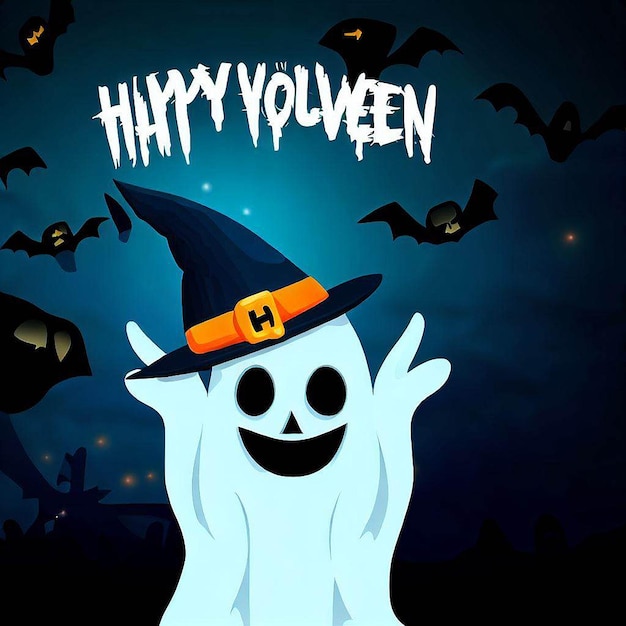 Mooie en mysterieuze Halloween-banner met ruimte voor het plaatsen van tekst