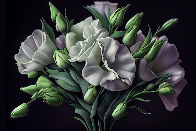 Mooie en verse Lisianthus bloemen