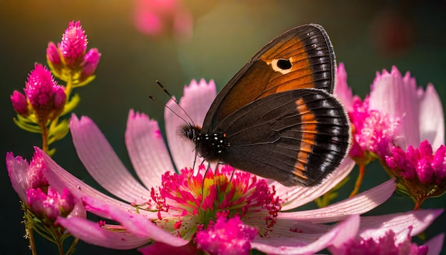 Mooie foto vlinder in de natuur