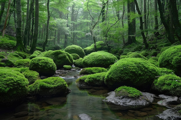 Mooie groene natuur achtergrond professionele fotografie