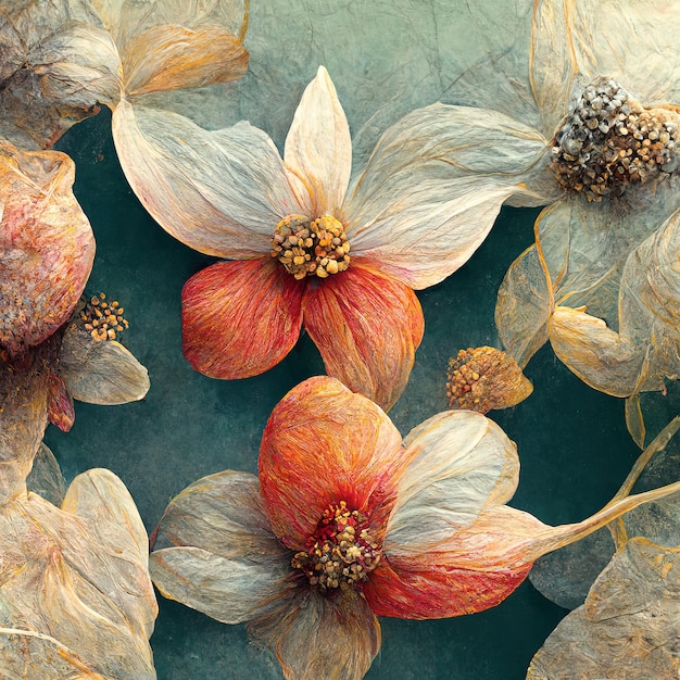Mooie illustratie van tulpenpastelkleuren, perfect voor elk ontwerp