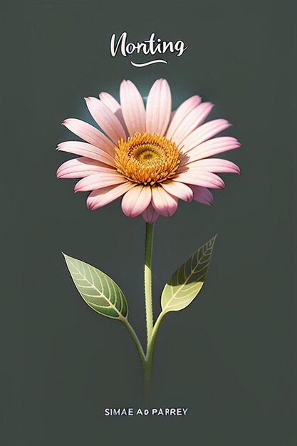 Foto mooie ingemaakte bloemen close-up eenvoudige achtergrond poster cover behang reclame ontwerp