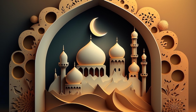 Mooie islamitische achtergrond