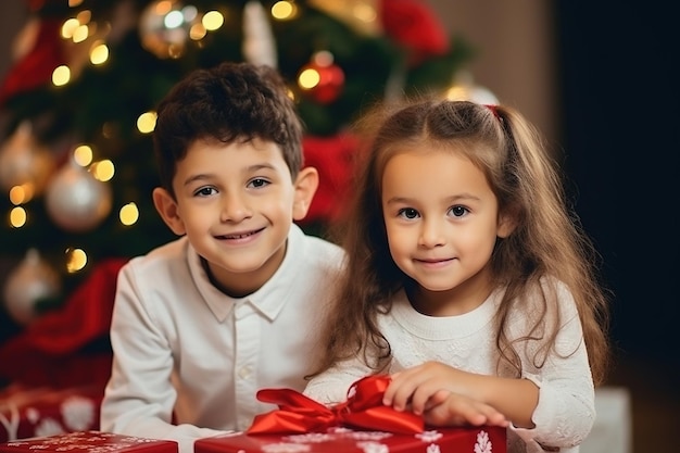 Mooie jonge familie die samen van hun vakantie genieten schattige gelukkige kinderen zitten