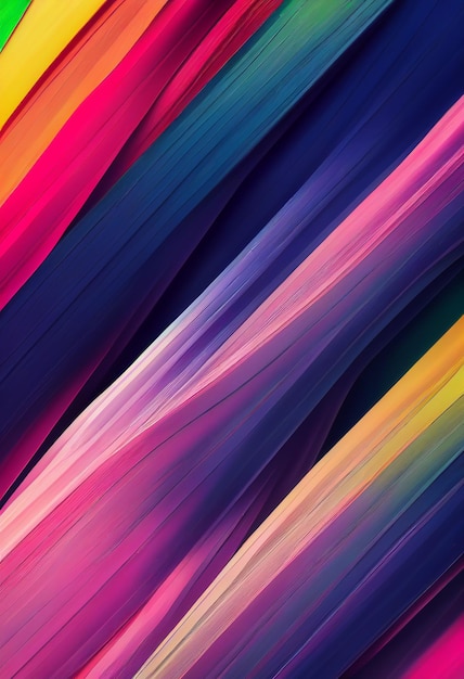 Mooie kleurrijke abstracte wallpaper 3D-rendering