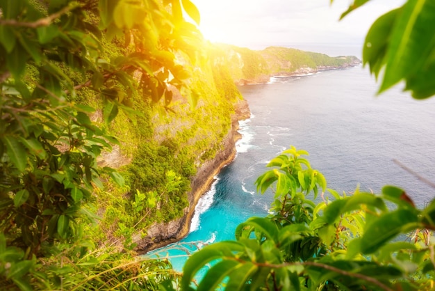 Mooie kust en tropisch strand op Bali Indonesië