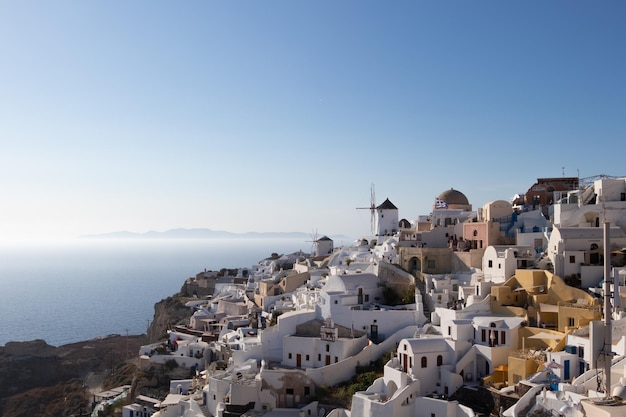 Mooie landschapsbeelden van Santorini, Griekenland