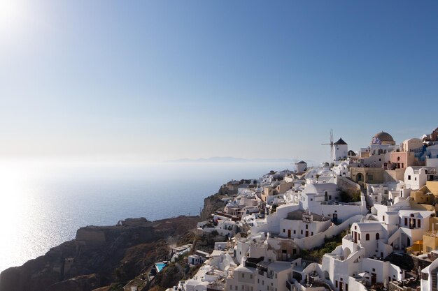 Mooie landschapsbeelden van Santorini, Griekenland