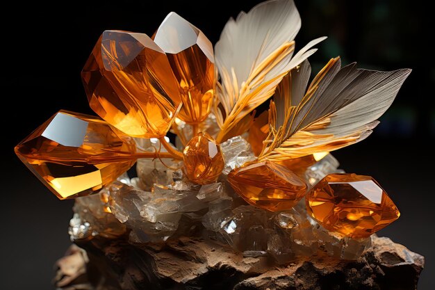 Foto mooie mineralen en edelstenen