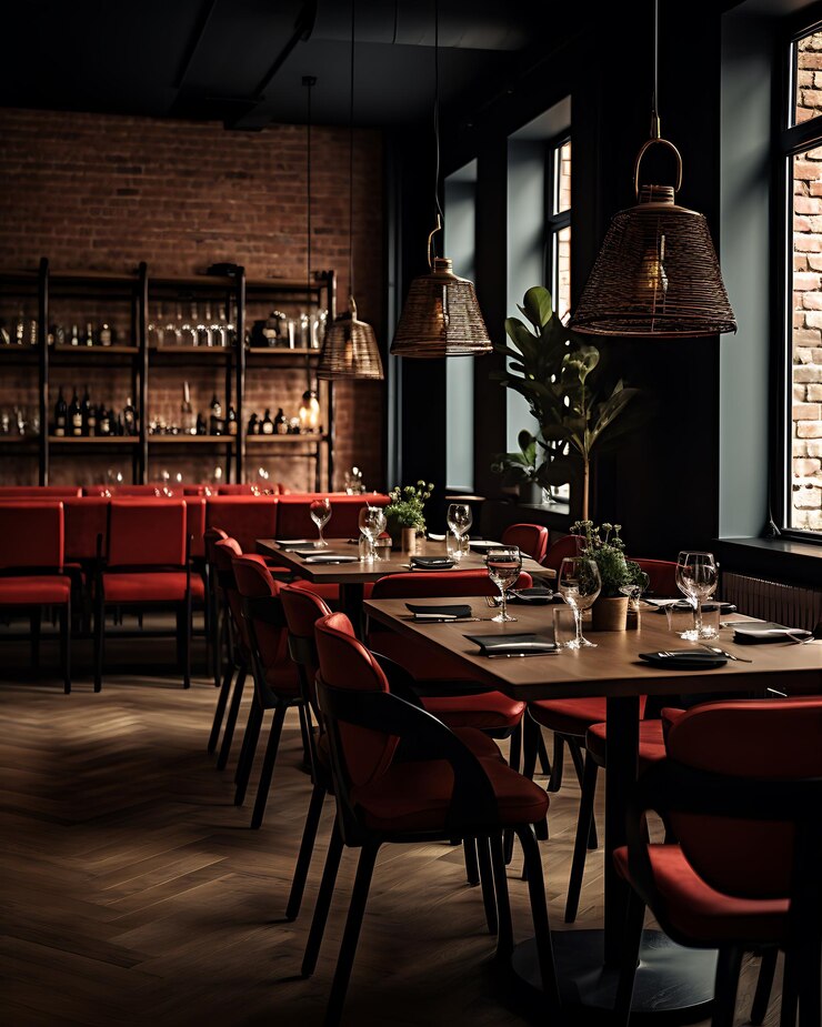 Mooie moderne eetkamer
