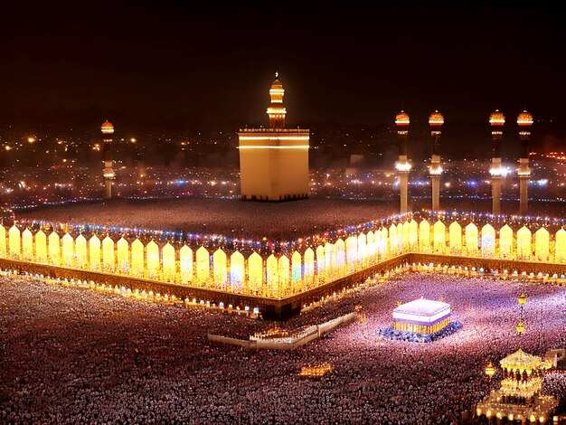 Mooie moskee in Modena met een grote minaretten die moslims verzamelen