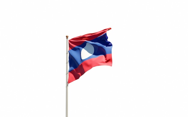 Mooie nationale vlag van Laos