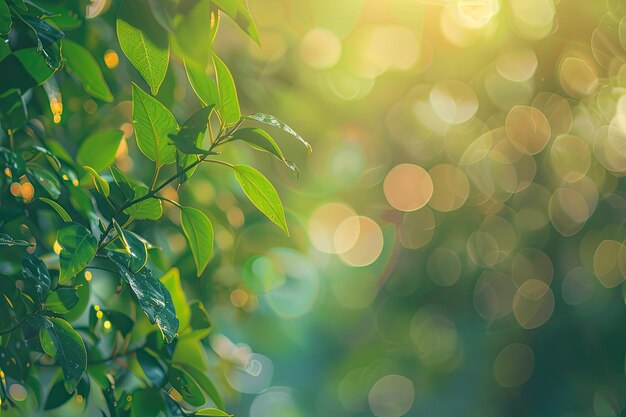 Mooie natuur Bokeh Onduidelijke achtergrond