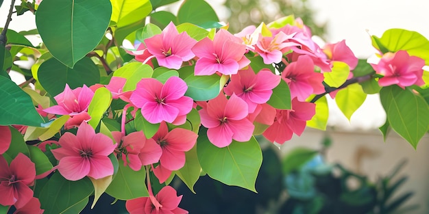 Mooie natuur close-up bougainvillea bloemen