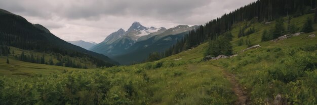 Mooie natuur Noorwegen natuurlijk landschap lovatnet meer Lodal vallei