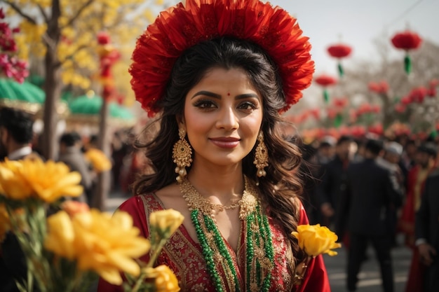 Mooie Nowruz dag groeten HD achtergrond