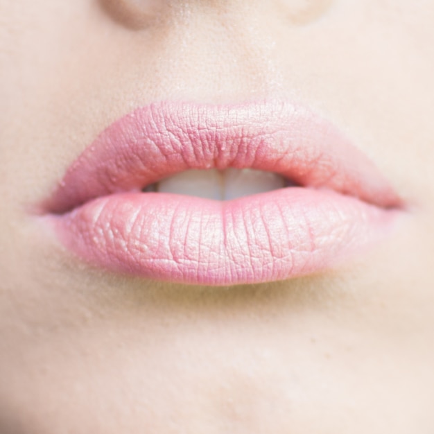 Foto mooie nude lippen make-up