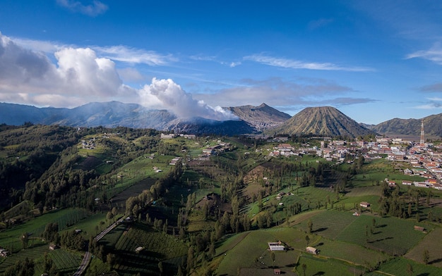 Mooie ochtend in de Bromo-berg