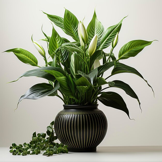 Foto mooie plant hoofdfoto stilleven hd op witte achtergrond