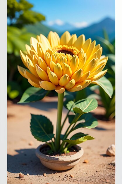 Mooie planten gele wilde chrysanthemum bloemen als zonnebloemen mooie behang achtergrond