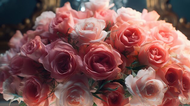 Mooie roze bloemen op tuin